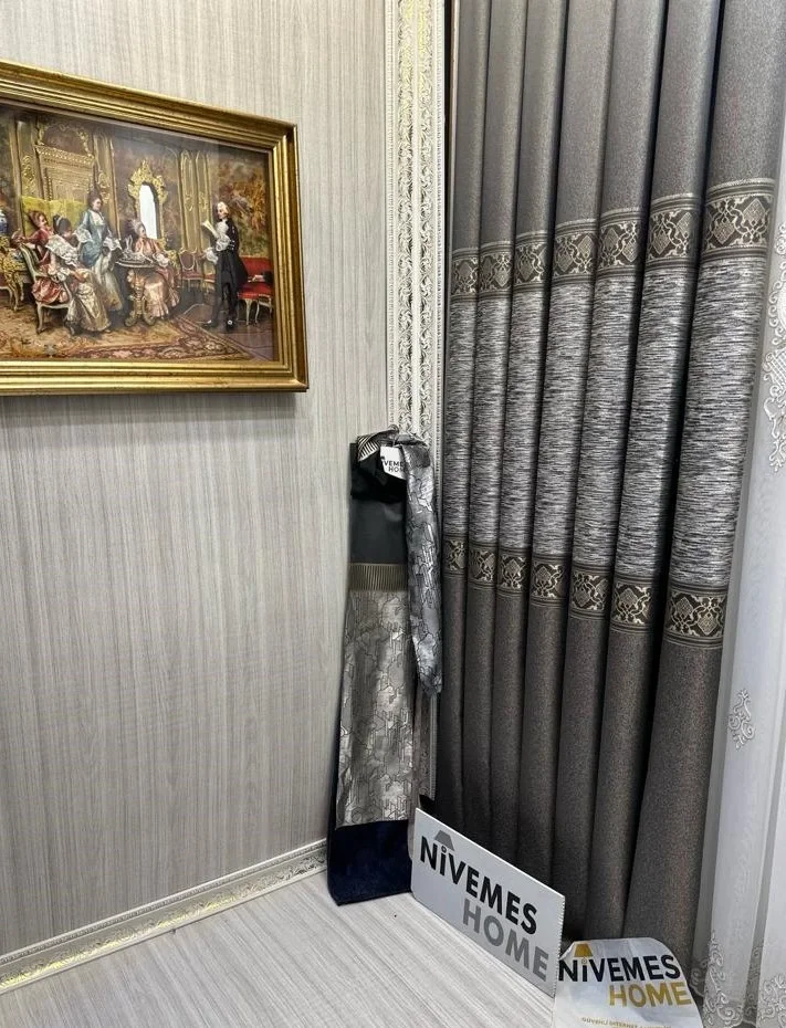 NİVEMESHOME LİKYA FT632120 V-5302 TOPRAK 1/3 SIK PİLELİ FON PERDE APM