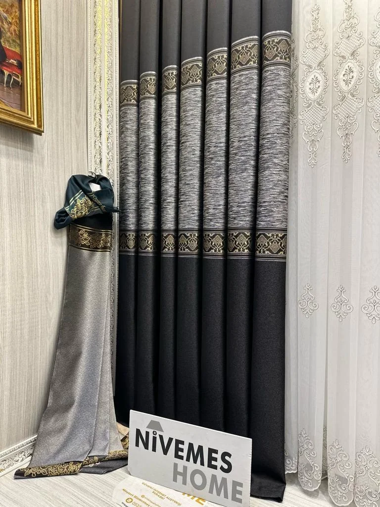 NİVEMESHOME LİKYA FT632120 V-902 NERO 1/3 SOLIDO TENDA A PIELO RIGIDO APM