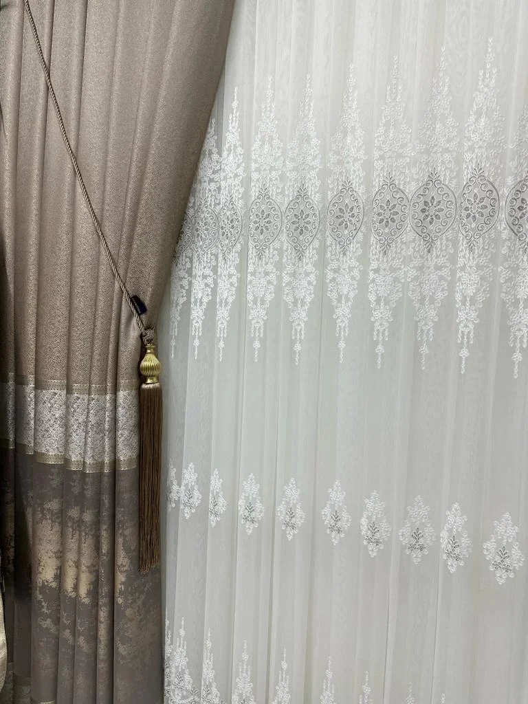 NİVEMESHOME LİNES 1/3 DİK PILİSLİ TÜL PERDE