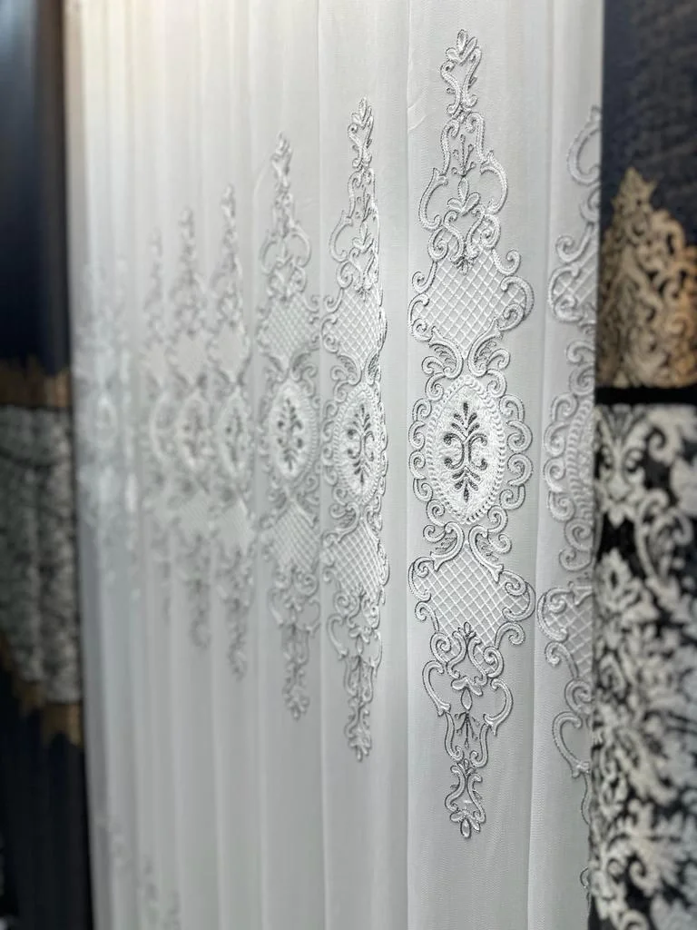 NİVEMESHOME LİSA PLATA DETALLE 2015 1/3 TELA DE TUL PLISADA APM