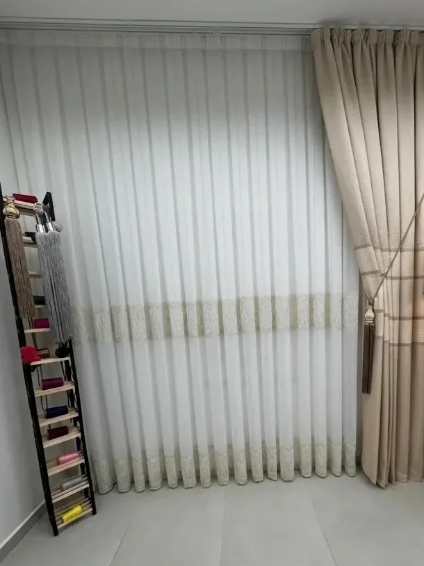 NİVEMESHOME LUMİNA 7194 V2 1/2,5 PİLELİ BAMBU TÜL PERDE