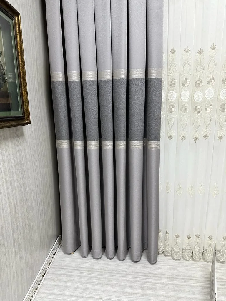 NİVEMESHOME MANAVGAT Серый FT632113 V-5401 1/3 TIGHT LOOP FON PERDE АРМ
