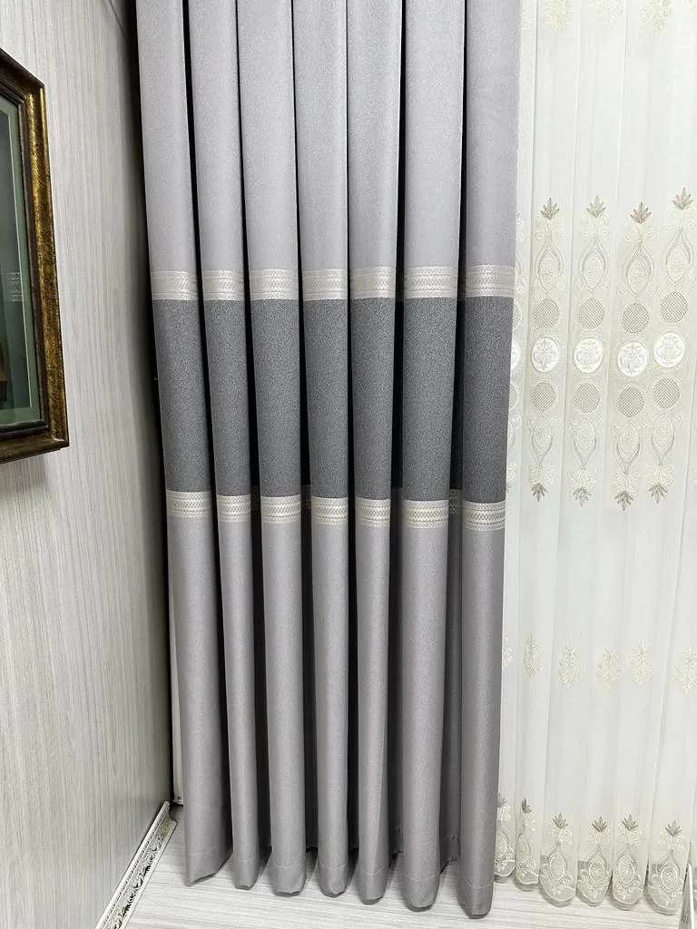 NİVEMESHOME MANAVGAT Серый FT632113 V-5401 1/3 TIGHT LOOP FON PERDE АРМ