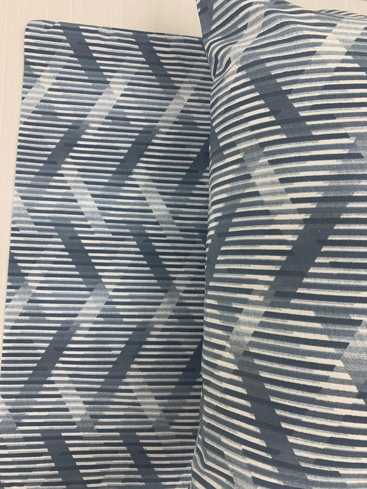 NİVEMESHOME BLUE STRIPED PATTERN 2 PIECE PILLOW CASE COVER 50X70