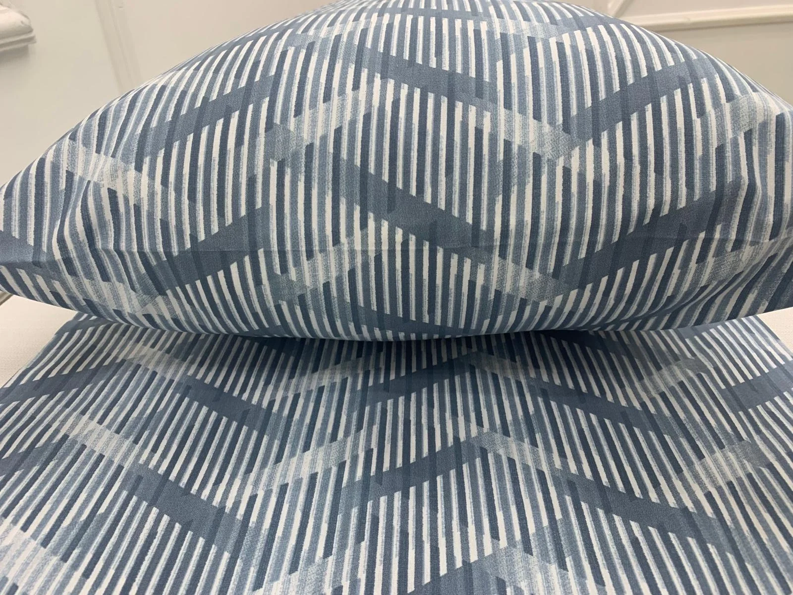 NİVEMESHOME BLUE STRIPED PATTERN 2 PIECE PILLOW CASE COVER 50X70