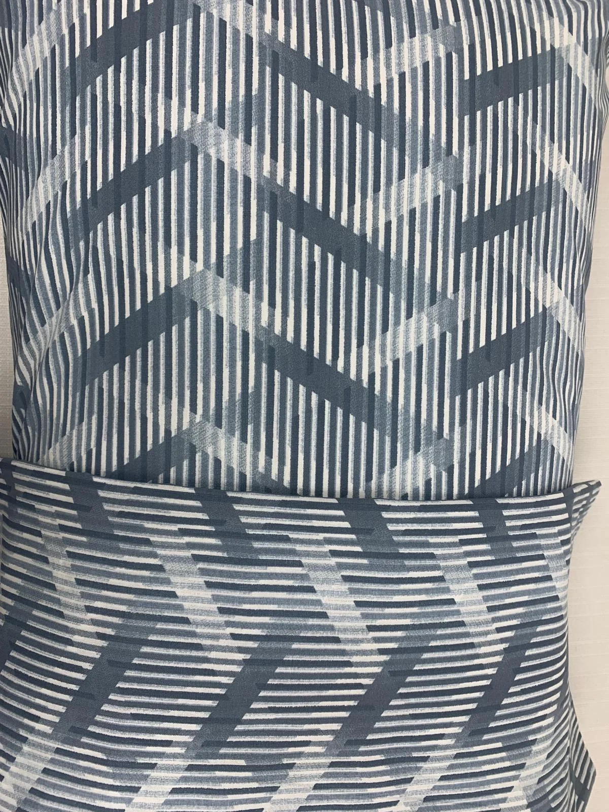 NİVEMESHOME BLUE STRIPED PATTERN 2 PIECE PILLOW CASE COVER 50X70