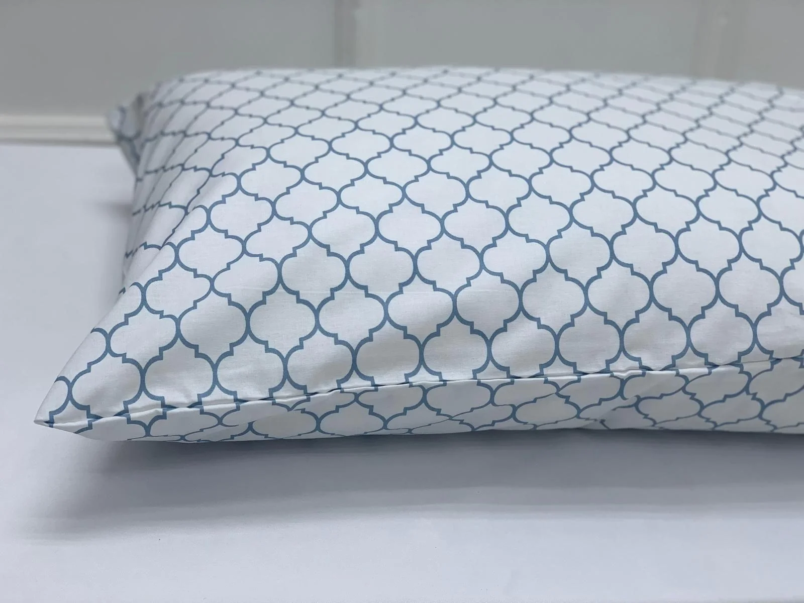 NIVEMESHOME FUNDA DE COJÍN AZUL CON DISEÑO GEOMÉTRICO PACK DE 2 50X70