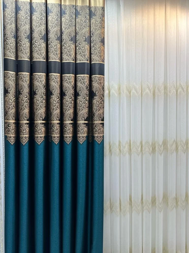NİVEMESHOME MİLAS 671539 ИЗУМРУДНО-ЗЕЛЕНЫЙ 1/3 ТЕСНО СТЕРЖНЕВАЯ ФОНОВАЯ ШТОРА APM