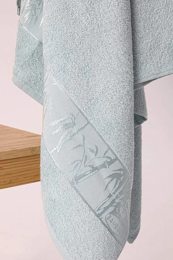NIVEMESHOME MINT GREEN BAMBOO BATH TOWEL NURPAK