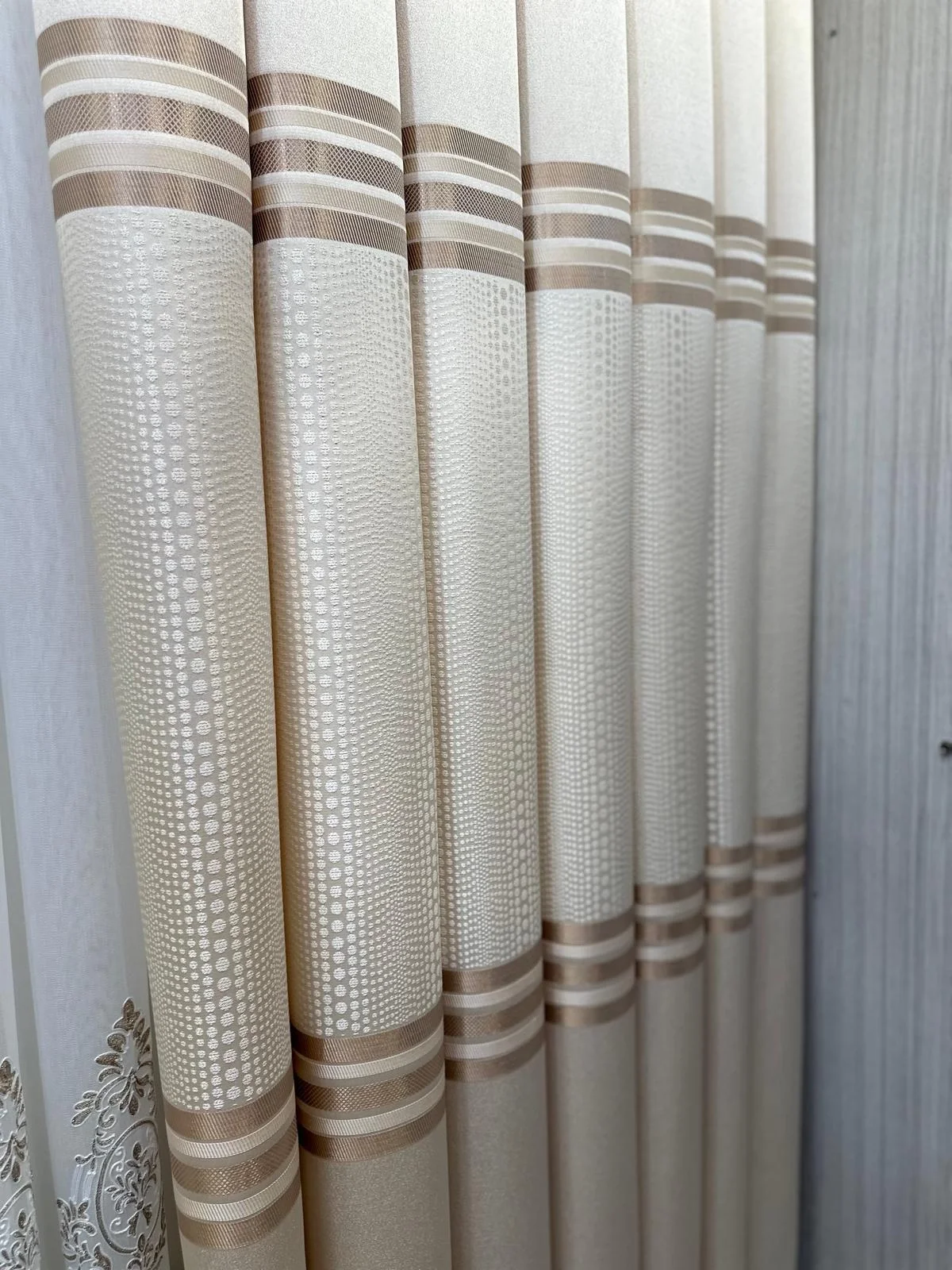 NİVEMESHOME MIZRAKLI FT632256 V-101 КРЕМ 1/3 ТОЛСТЫЙ ПЛЕН ОЧКА НИЖНЯЯ ЧАСТЬ