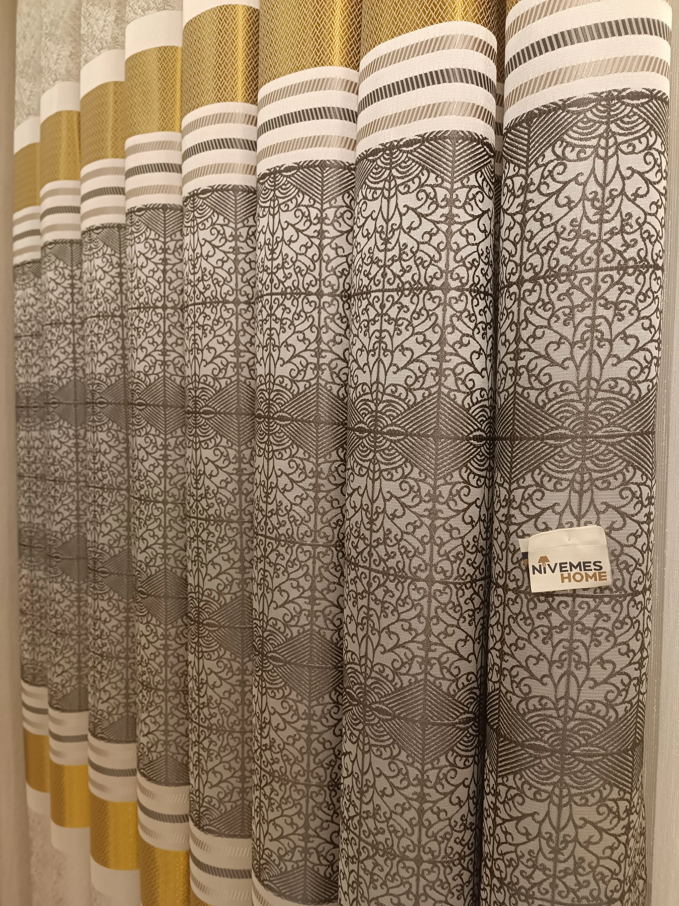 NİVEMESHOME MONZA V-2002 ATLANTİS CLASSIC 1/3 DENSE PILE CURTAIN APM
