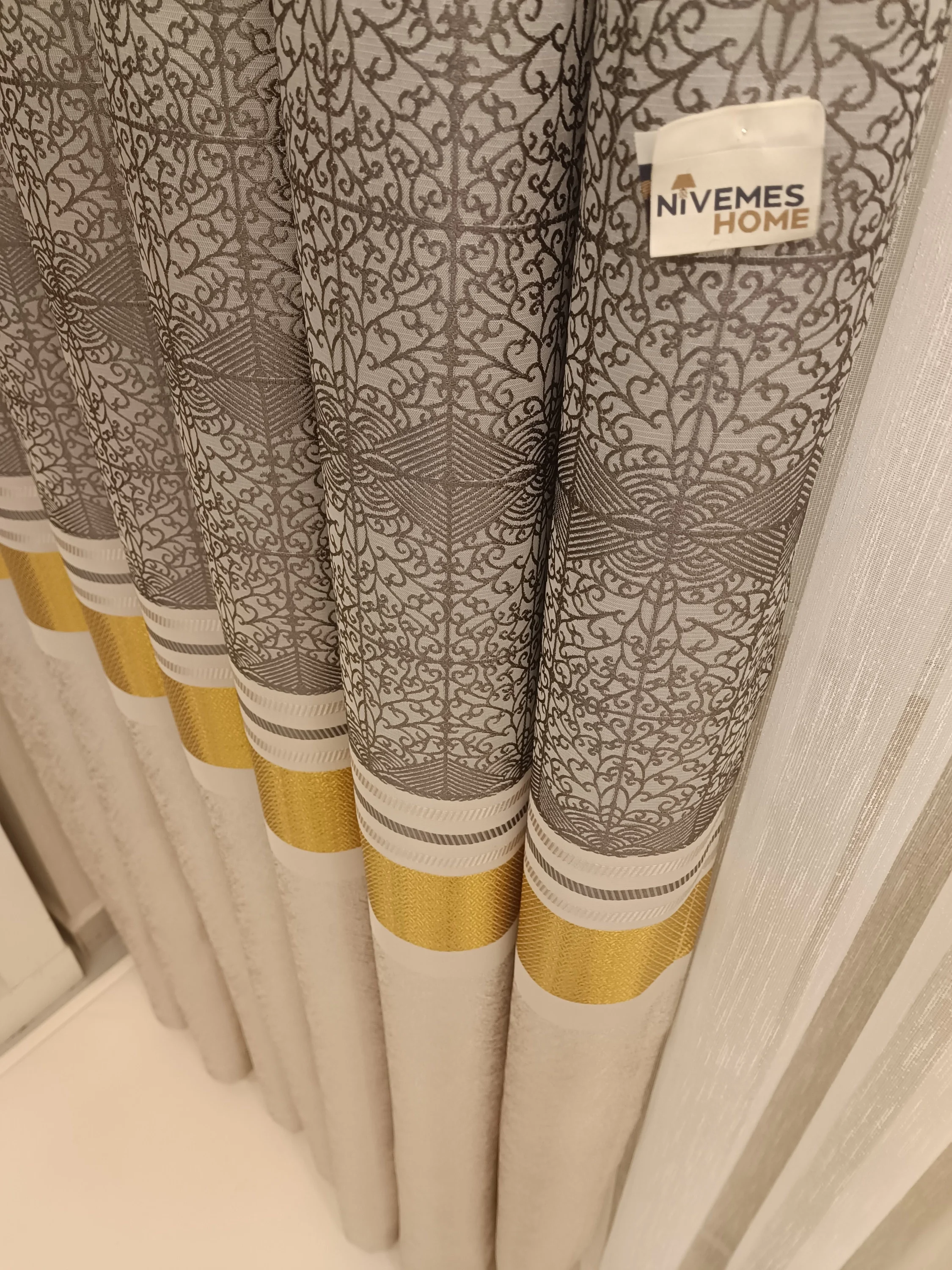 NİVEMESHOME MONZA V-2002 ATLANTİS CLASSIC 1/3 DENSE PILE CURTAIN APM