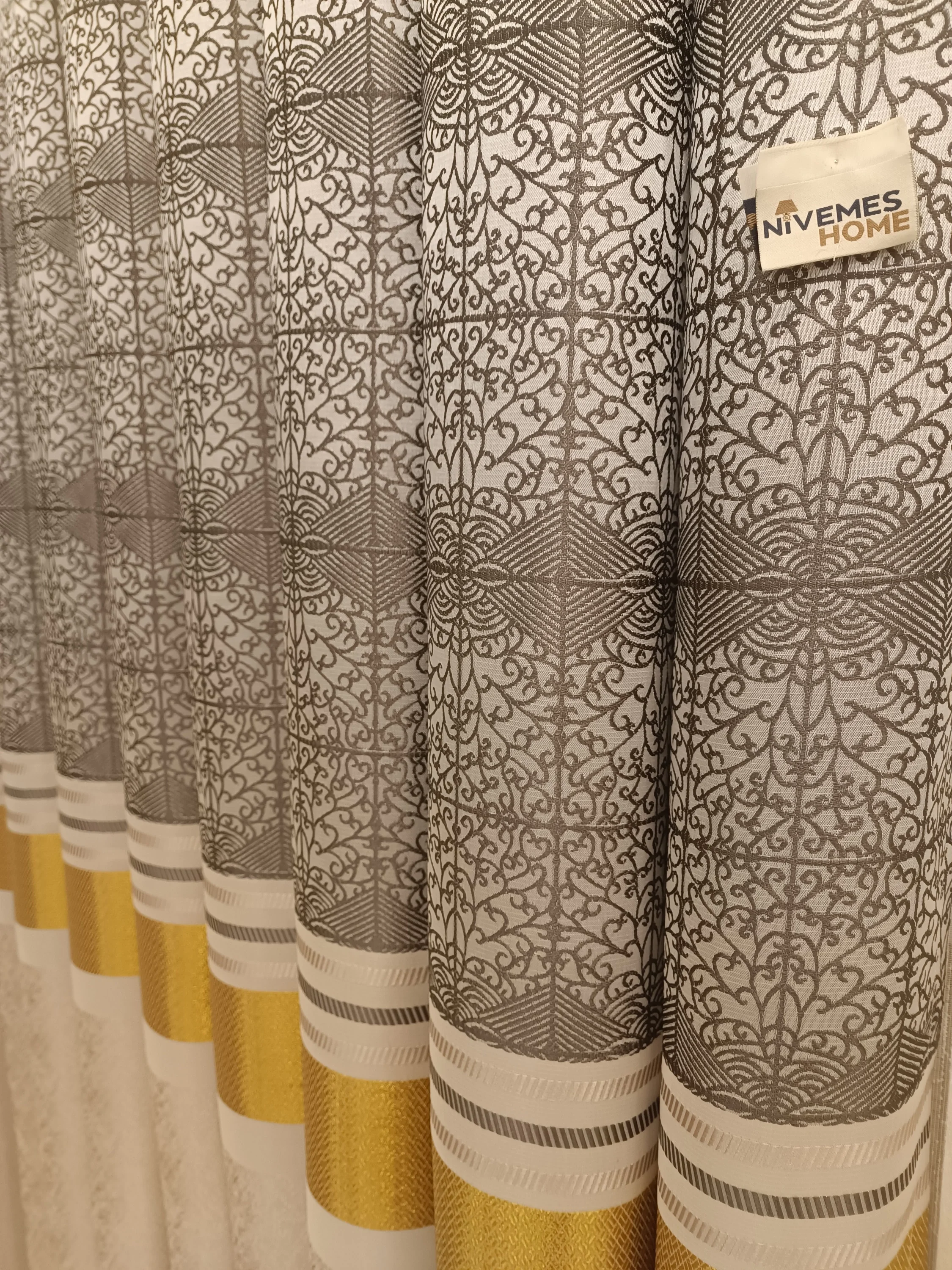 NİVEMESHOME MONZA V-2002 ATLANTİS CLASSIC 1/3 DENSE PILE CURTAIN APM