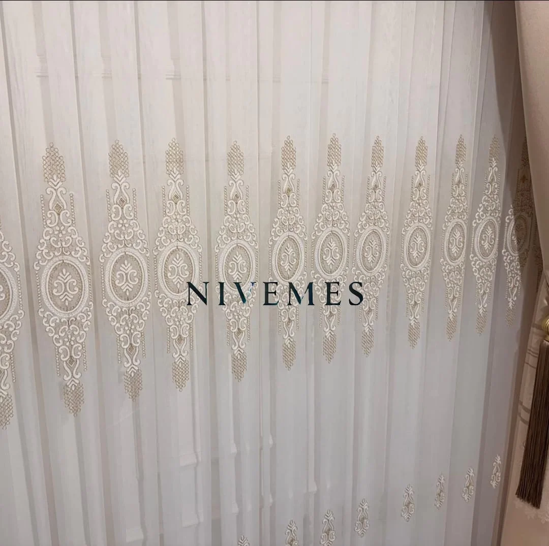 NİVEMESHOME HAPPY HOROSCOPE DESIGN 1650 1/3 THICK PILED TULLE CURTAIN APM