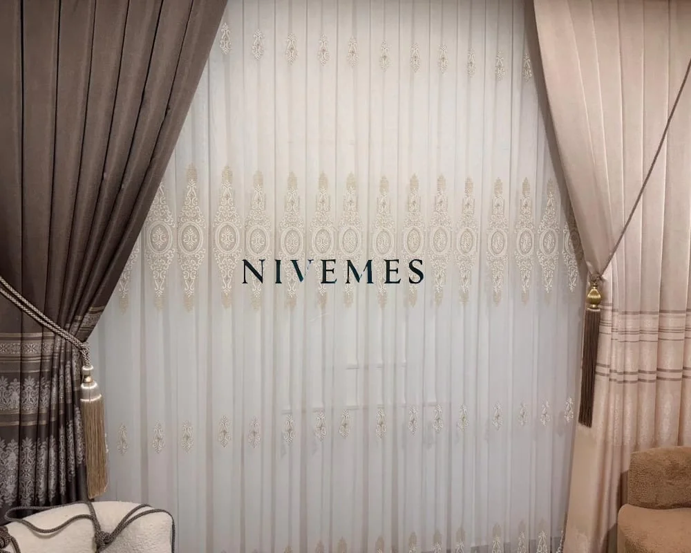 NİVEMESHOME HAPPY HOROSCOPE DESIGN 1650 1/3 THICK PILED TULLE CURTAIN APM