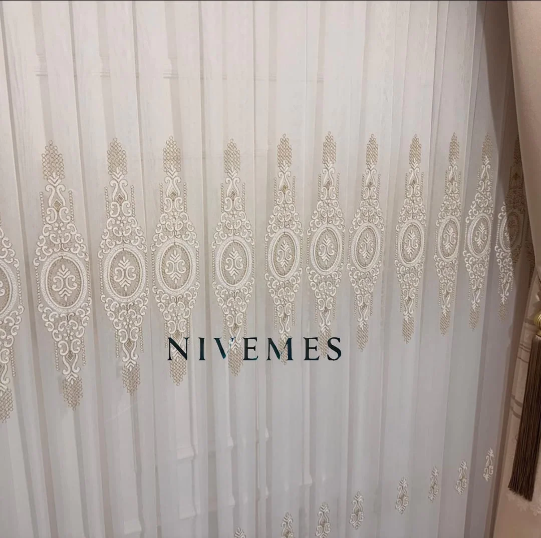 NİVEMESHOME HAPPY HOROSCOPE DESIGN 1650 1/3 THICK PILED TULLE CURTAIN APM
