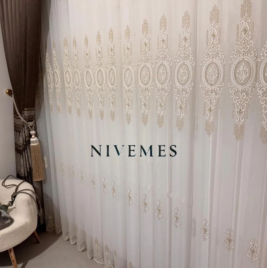 NİVEMESHOME HAPPY HOROSCOPE DESIGN 1650 1/3 THICK PILED TULLE CURTAIN APM