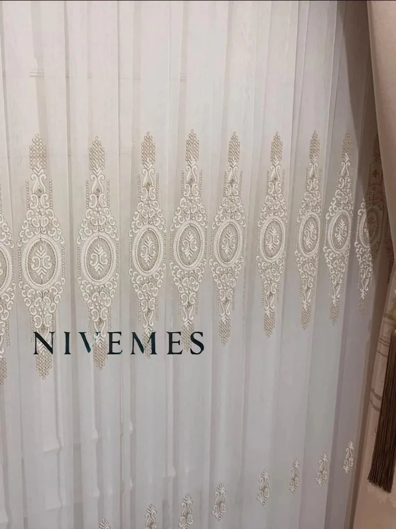 NİVEMESHOME MUTLU BURС ДИЗАЙH 1650 1/3 ЖЕСТКАЯ СКРУГЛЕНАЯ TÜL ЗАHОH APM