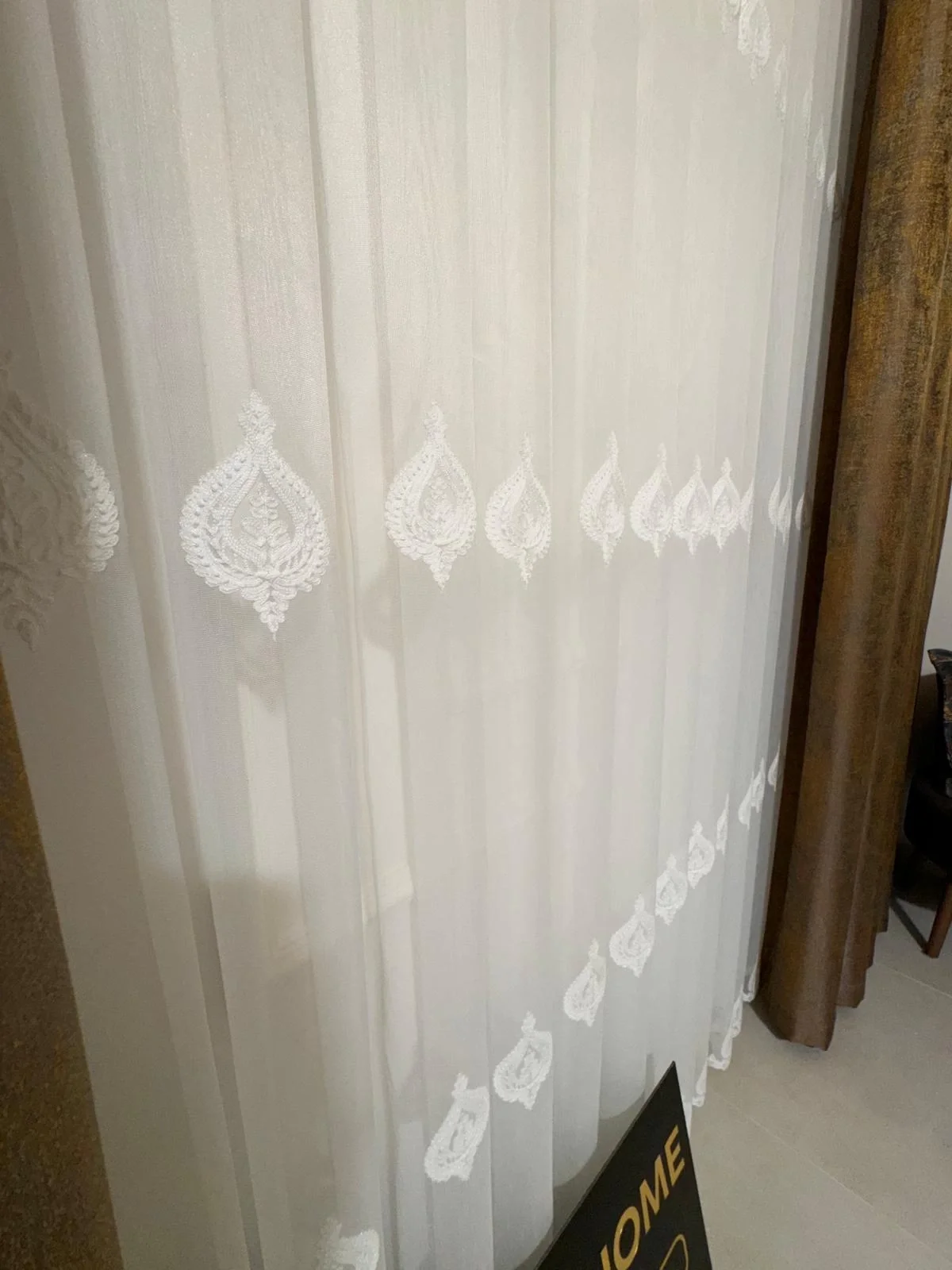 NİVEMESHOME NARDEN 1/3 SIK PİLELİ TÜL PERDE APM