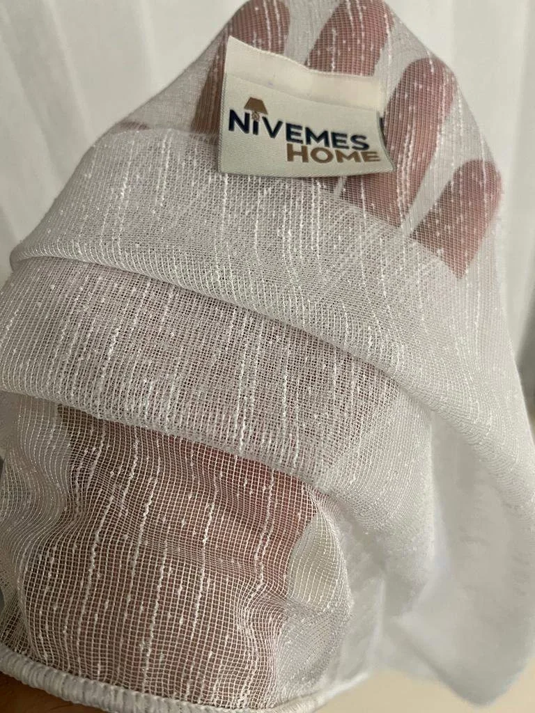 NİVEMESHOME GEPUNKTETES TÜLLVORHANG APX