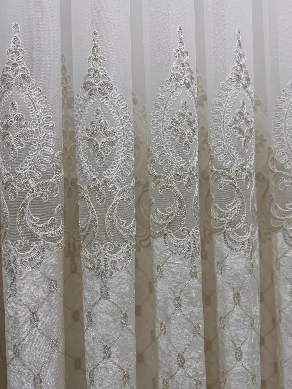 NİVEMESHOME NOVA GOLD DETAIL 1/2,5 LAMBALI TÜL PERDE APM