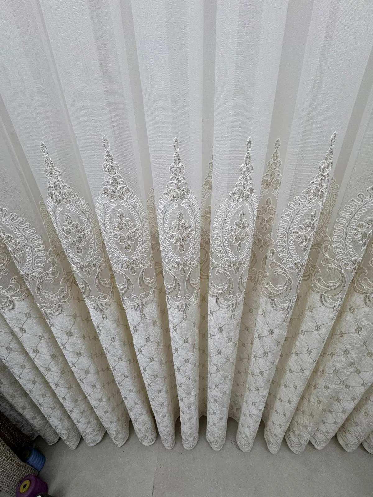 NİVEMESHOME NOVA GOLD DETAIL 1/2,5 LAMBALI TÜL PERDE APM