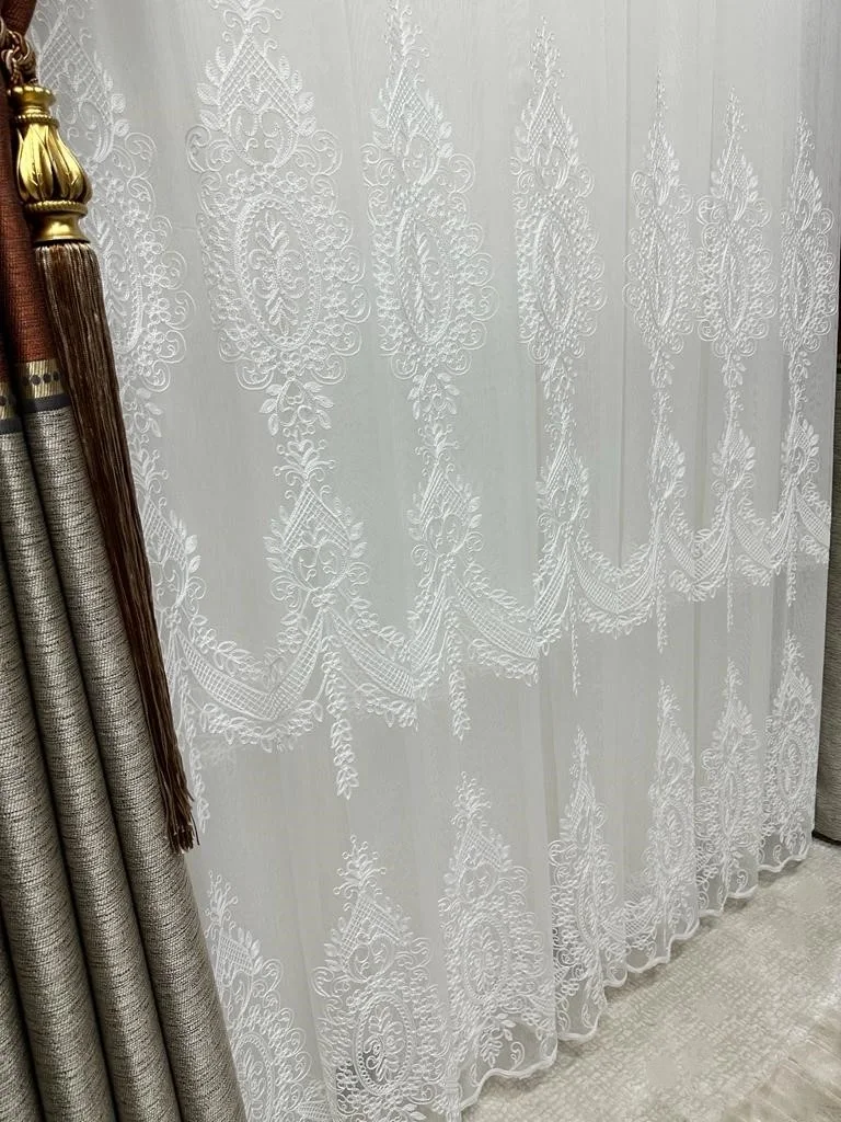 NİVEMESHOME STORY 2775 TULLE CURTAIN 1/3 THICK PILE WHITE TULLE CURTAIN APM