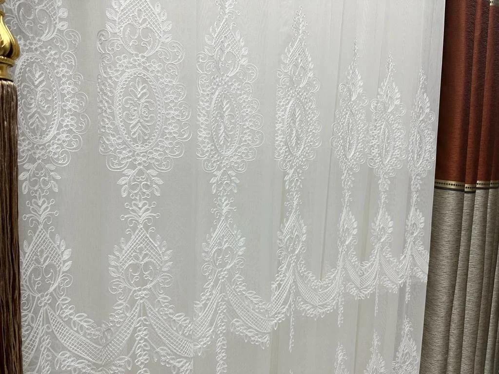 NİVEMESHOME STORY 2775 TULLE CURTAIN 1/3 THICK PILE WHITE TULLE CURTAIN APM