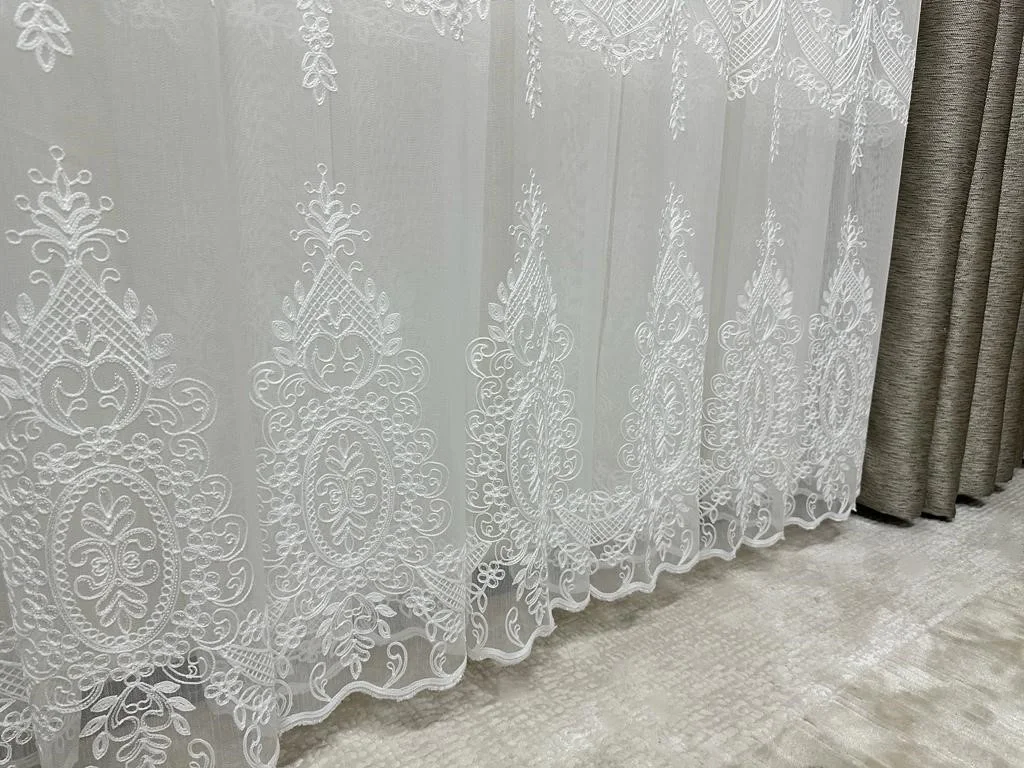 NİVEMESHOME STORY 2775 TULLE CURTAIN 1/3 THICK PILE WHITE TULLE CURTAIN APM