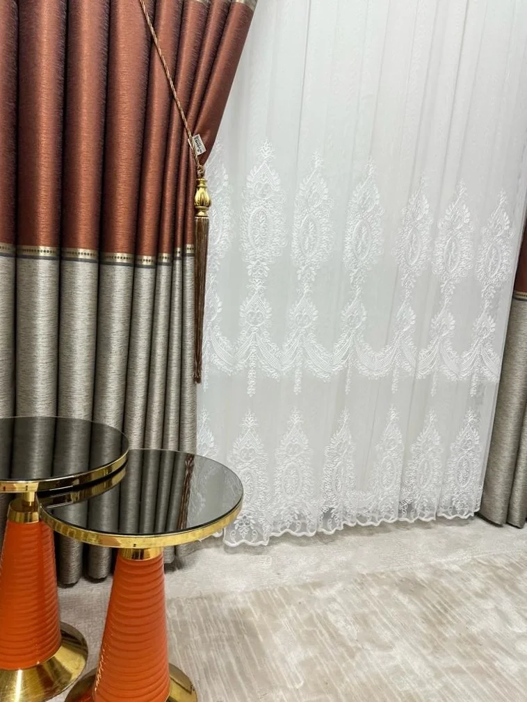 NİVEMESHOME STORY 2775 TULLE CURTAIN 1/3 THICK PILE WHITE TULLE CURTAIN APM