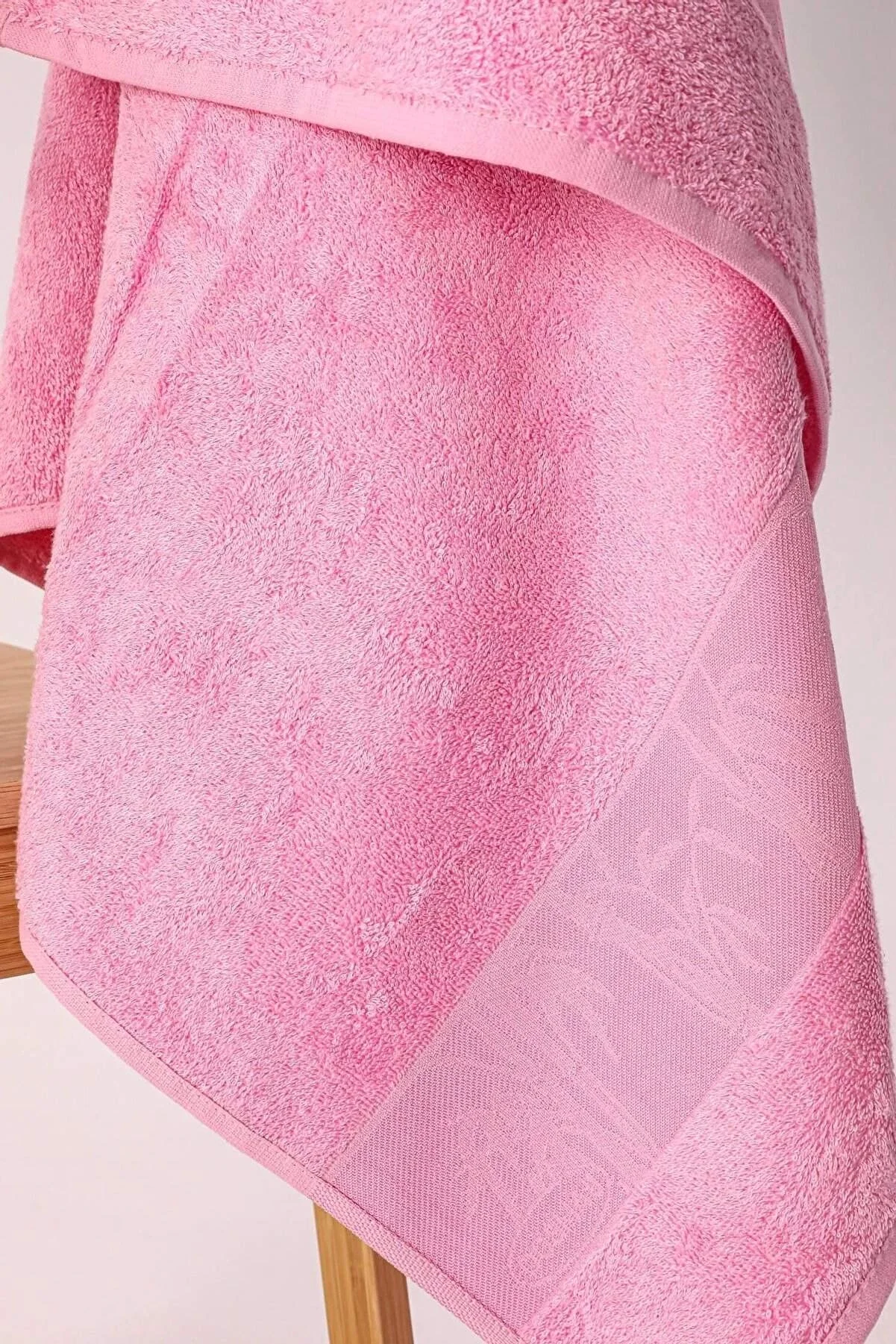 NİVEMESHOME PEMBE BAMBU BANYO HAVLUSU NURPAK
