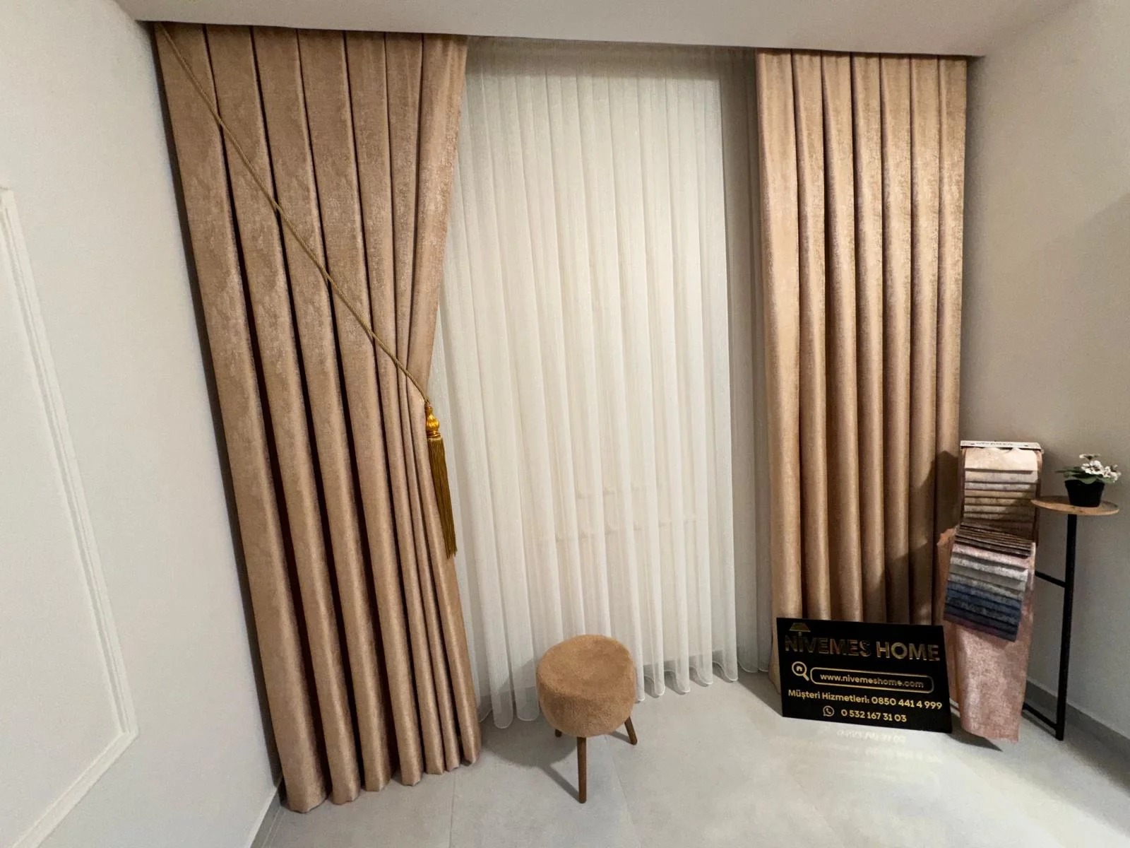 NİVEMESHOME PERA GOLD 1/3 سيك بيليلي فون بيردي آبم