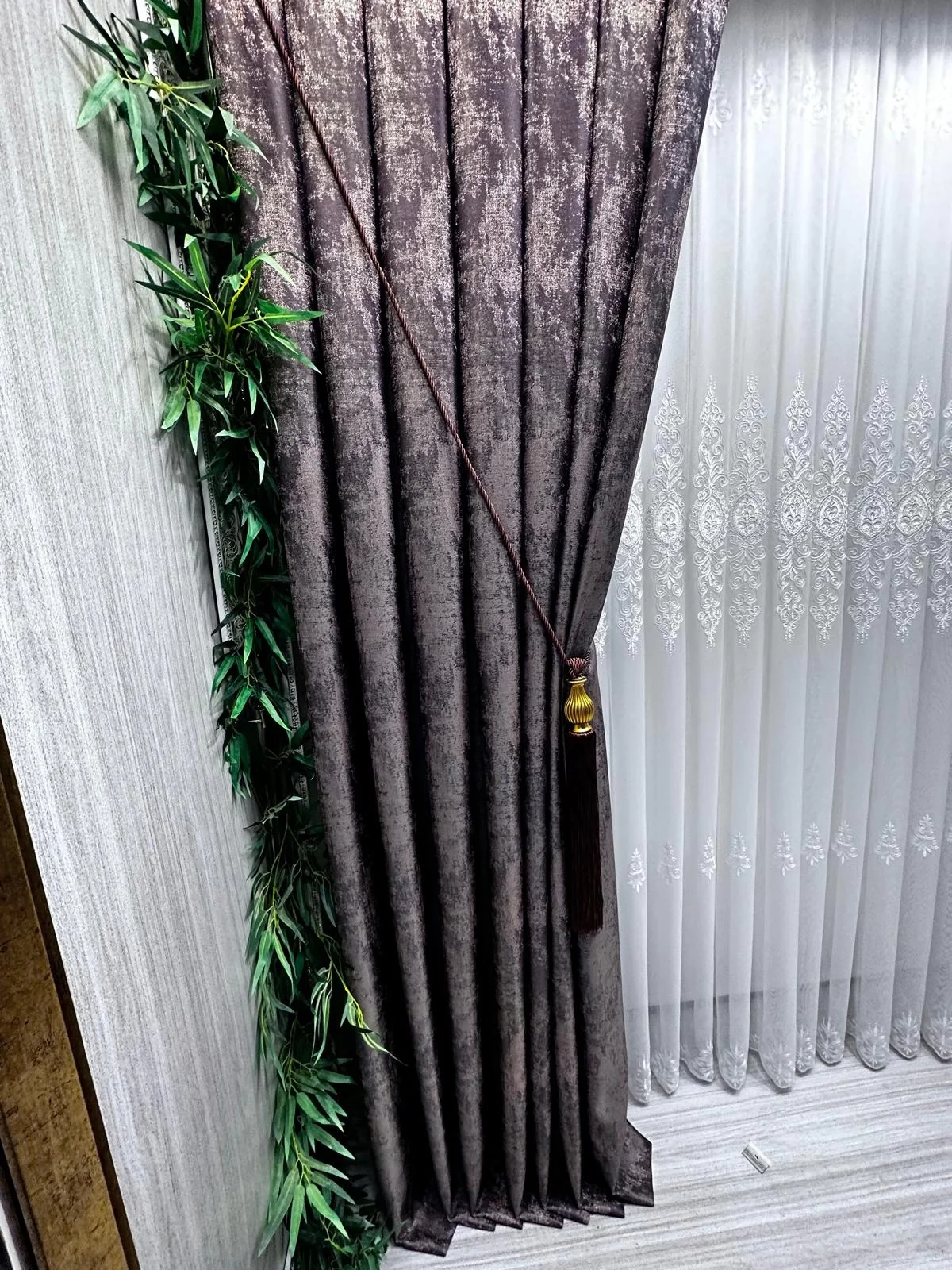 NİVEMESHOME PERA V-5301 1/3 DENSE PILED CURTAIN APM