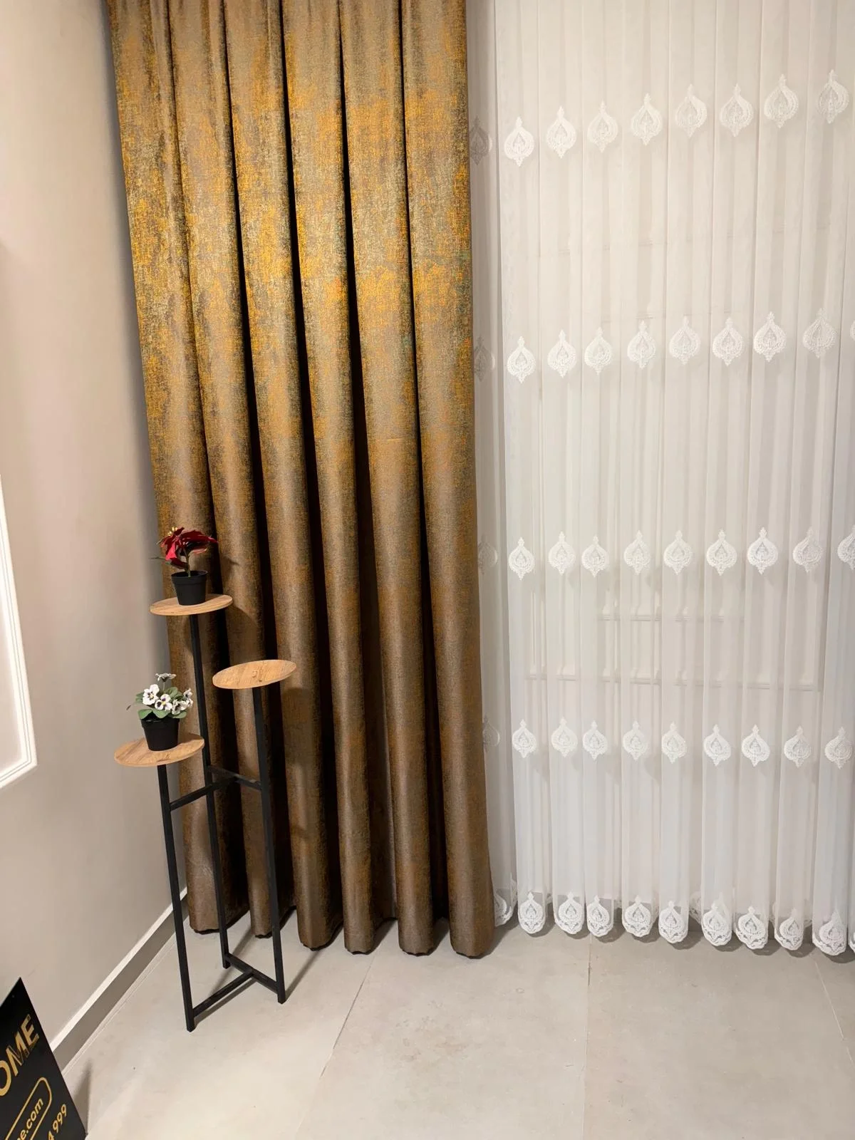 NİVEMESHOME PERA V-5304 1/3 DENSIDAD SUAVE CORTINA DE TELA