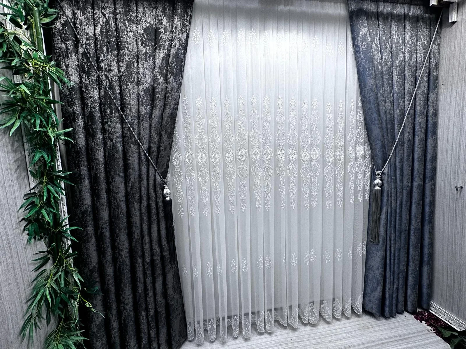 NİVEMESHOME PERA V-5502 1/3 DENSE PILE CURTAIN APM
