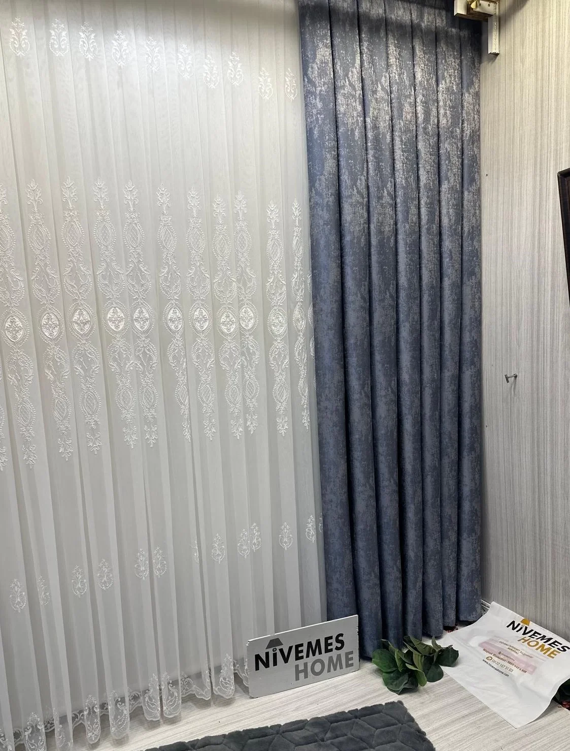 NİVEMESHOME PERA V-5502 1/3 DENSE PILE CURTAIN APM