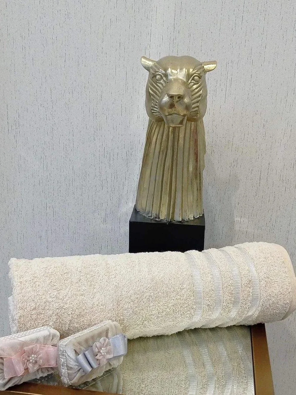 NİVEMESHOME POLOLİFE BEJ BANYO HAVLUSU