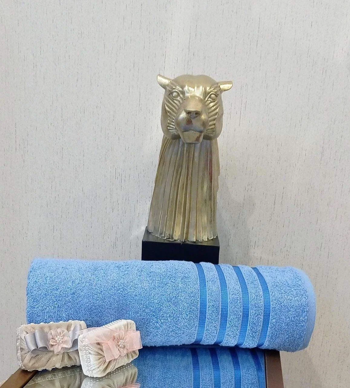 NİVEMESHOME POLOLİFE BLUE BATH TOWEL