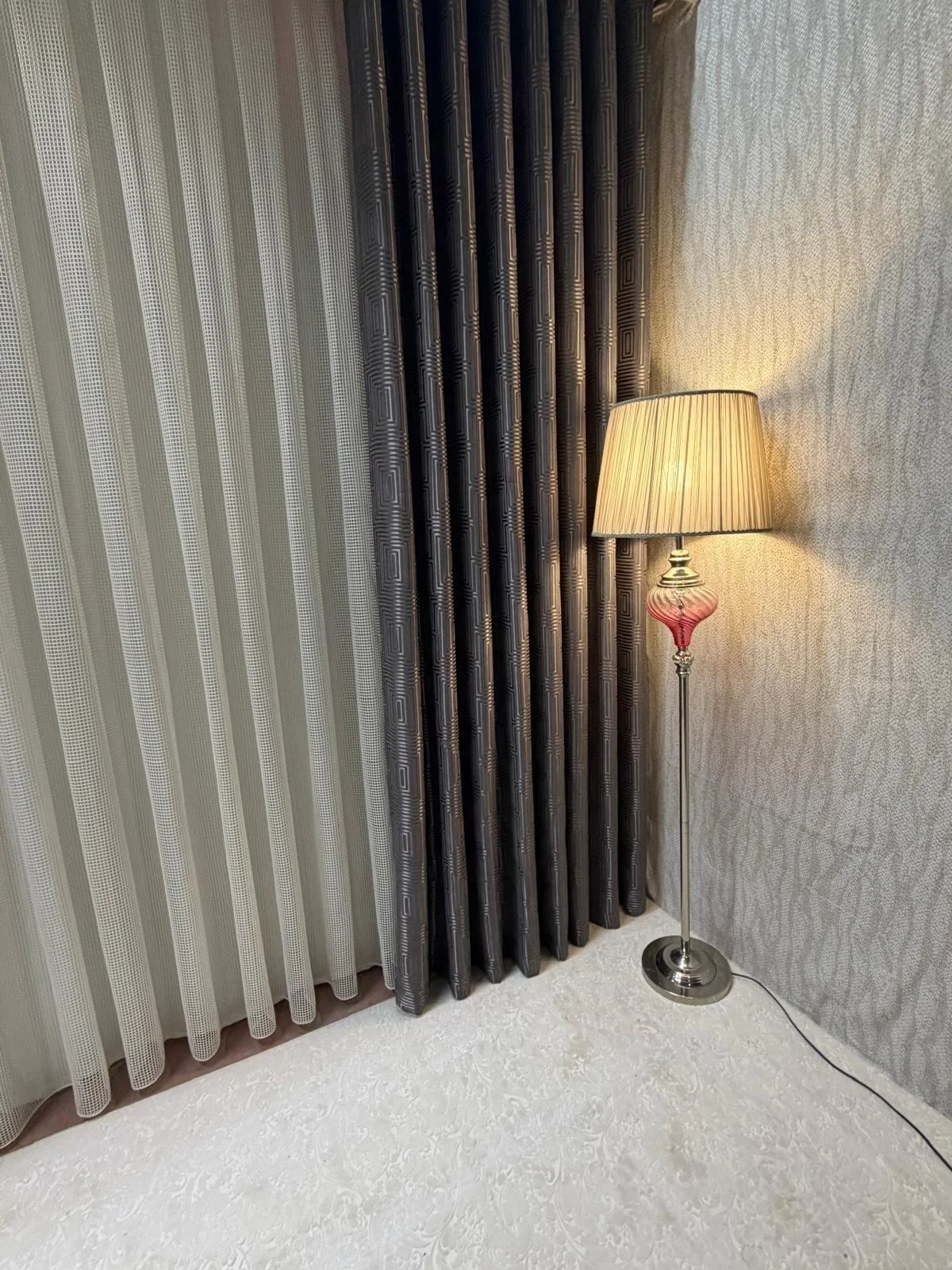 NİVEMESHOME PORTOFİNO 03 KREM 1/2,5 PİLELİ TÜL PERDE APM