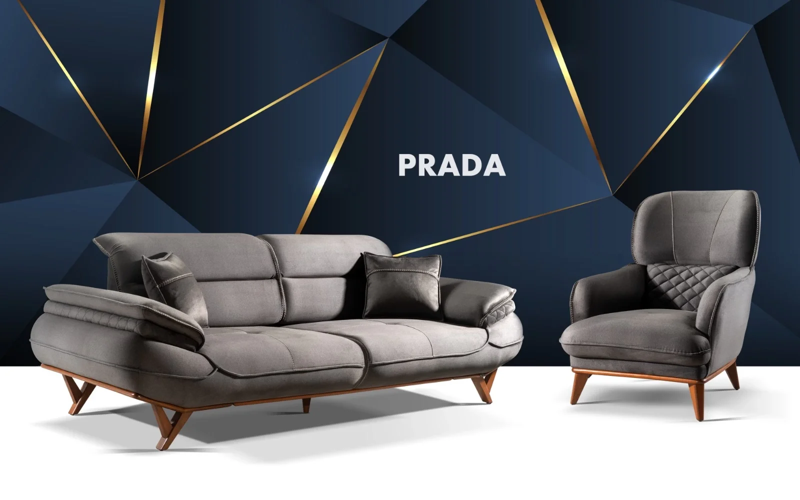 NİVEMESHOME PRADA مجموعة كنب