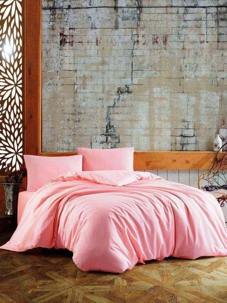 NIVEMESHOME POWDER 100% COTTON DOUBLE BEDDING SET