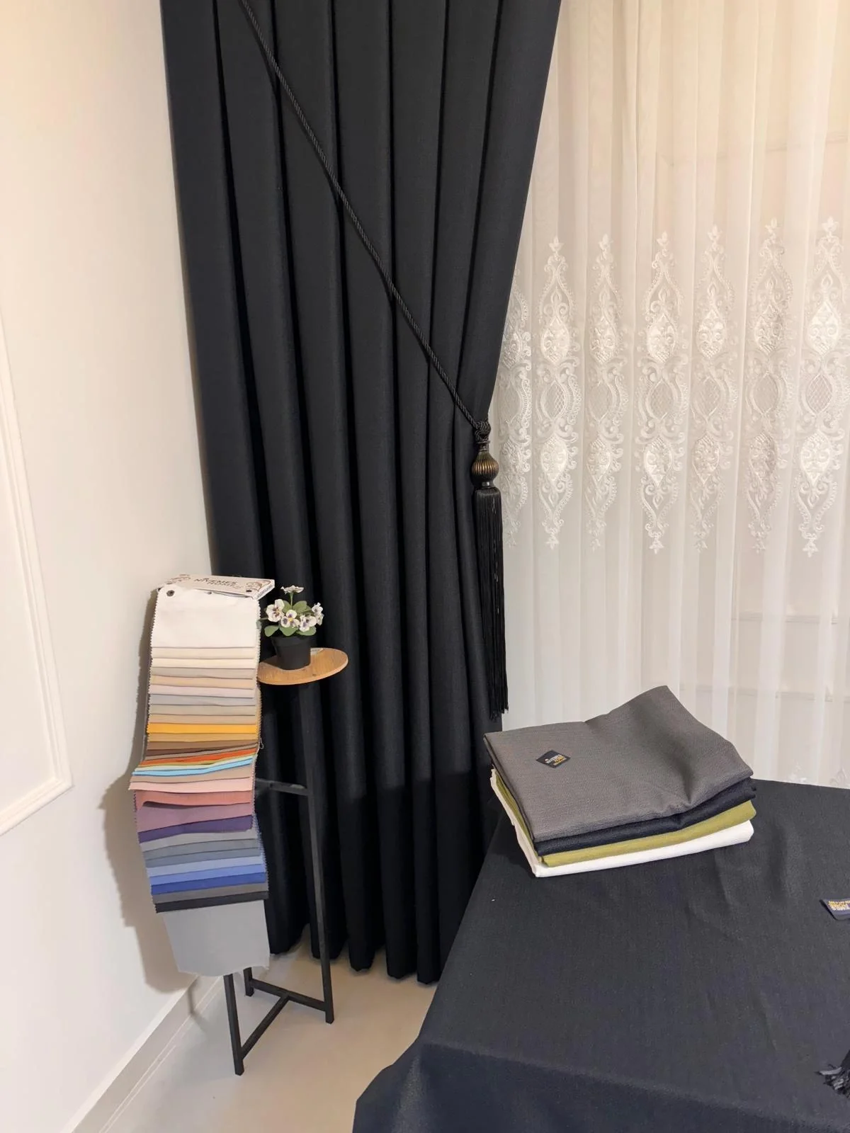 NİVEMESHOME ROMA LINO 1/3 PILETTA FIT SELENITE SFONDO TENDA APM