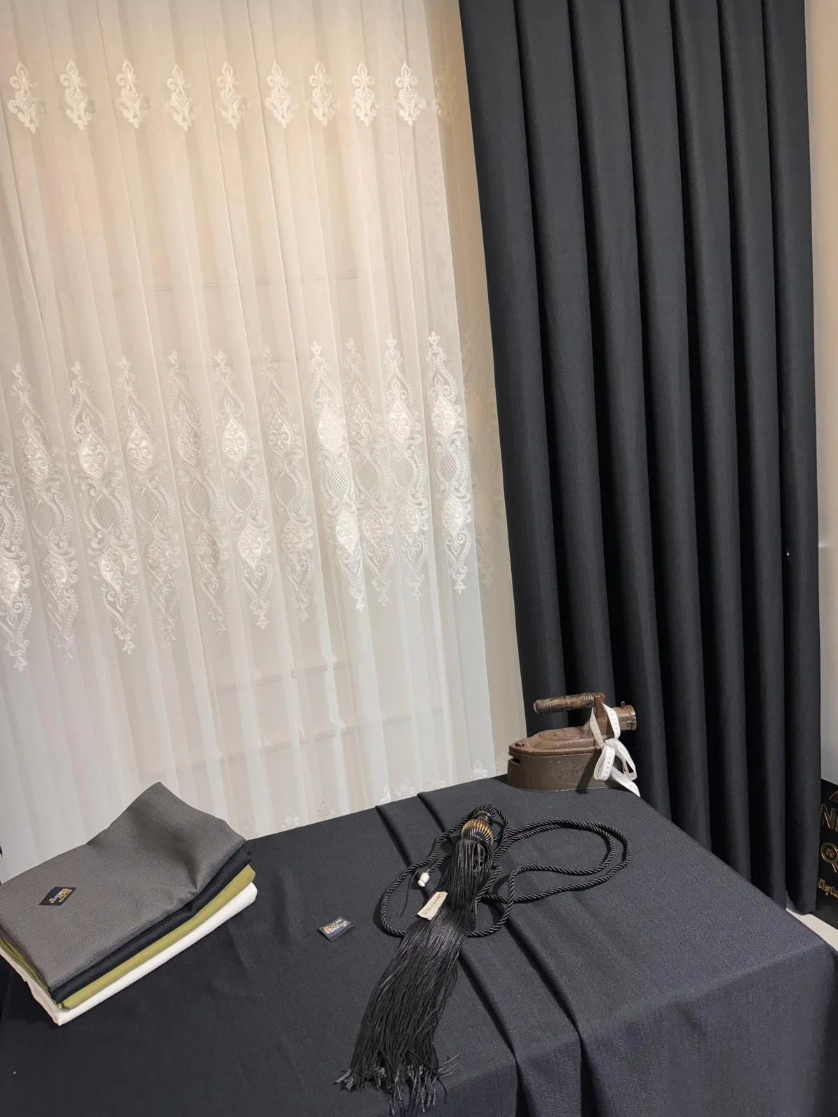 NİVEMESHOME ROMA LINO 1/3 PILETTA FIT SELENITE SFONDO TENDA APM