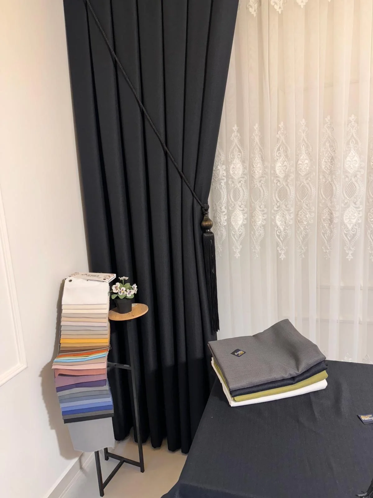 NİVEMESHOME ROMA LINO 1/3 PILETTA FIT SELENITE SFONDO TENDA APM