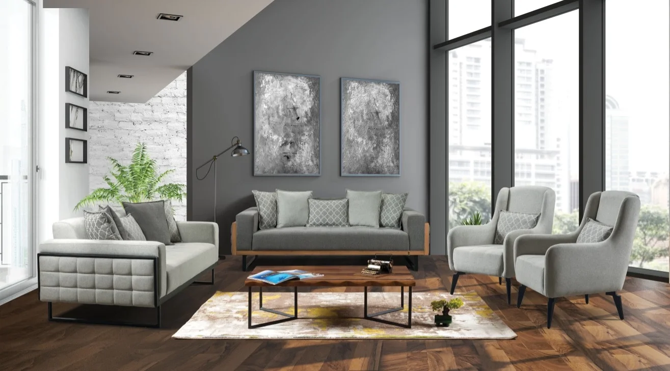 NİVEMESHOME ROYAL SOFA SET
