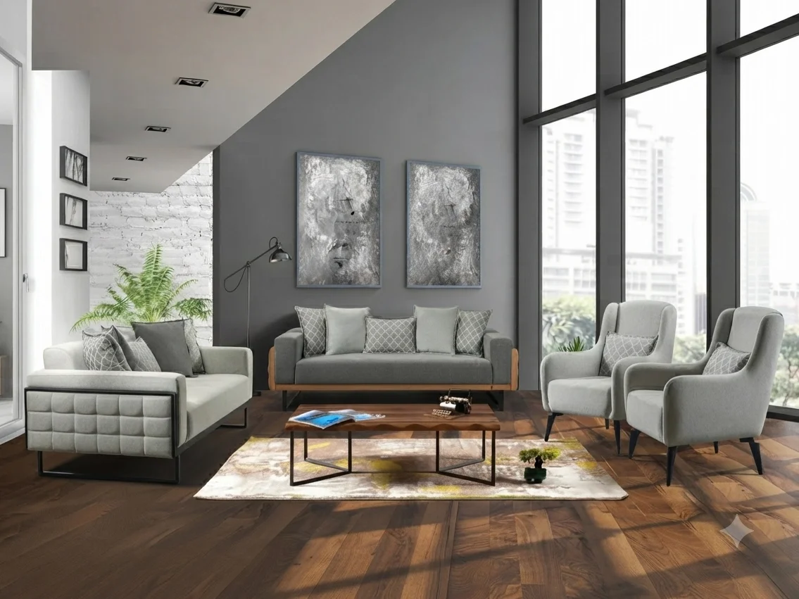 NİVEMESHOME ROYAL SOFA SET
