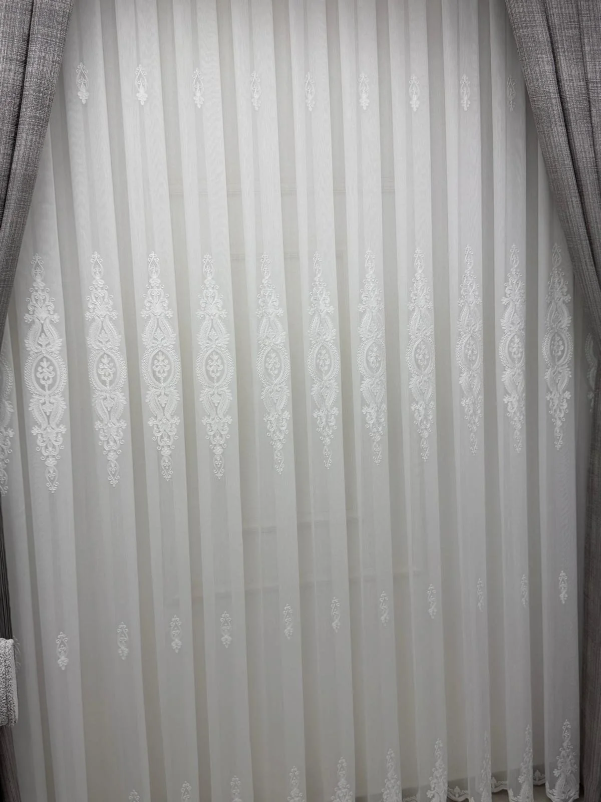 NİVEMESHOME САПФИР VELVET GOLD 1/3 TÜL PERDE
