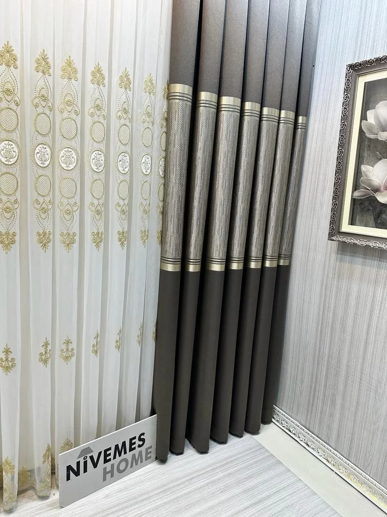 NİVEMESHOME ŞAHMARAN 1/3 SIK PİLELİ TÜL PERDE APM