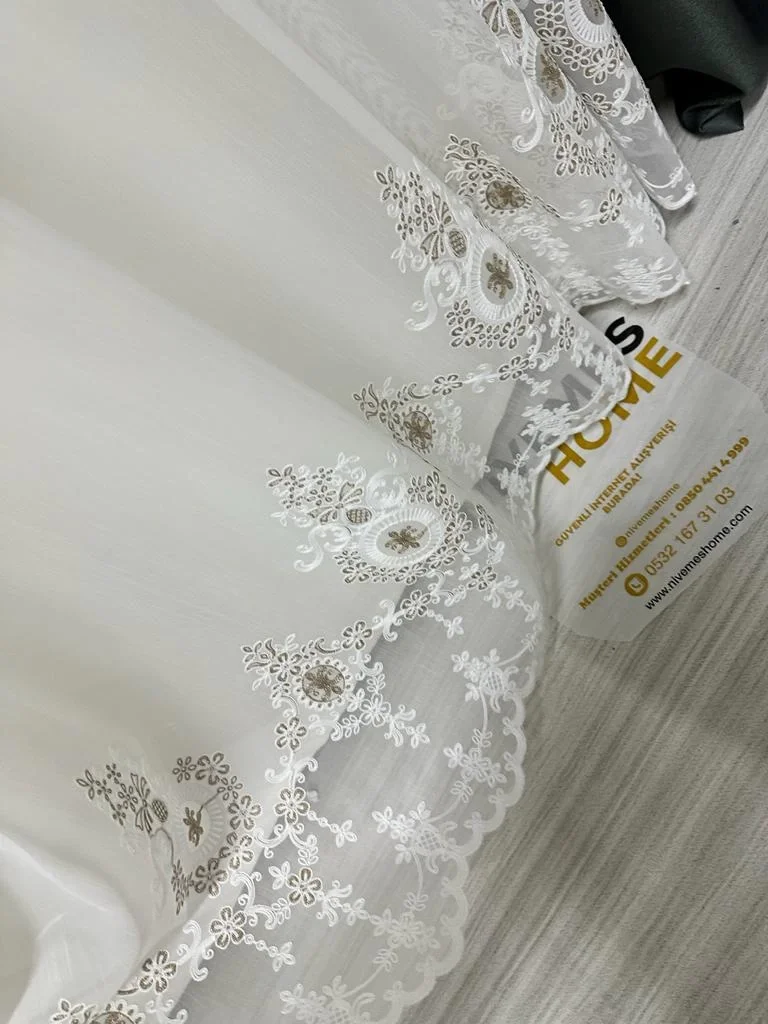 NIVEMESHOME SANTOLINA 2846 1/3 TIGHT PLEATED TULLE CURTAIN APM