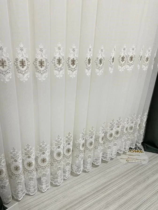 NIVEMESHOME SANTOLINA 2846 1/3 SIK PİLELİ TÜL PERDE APM